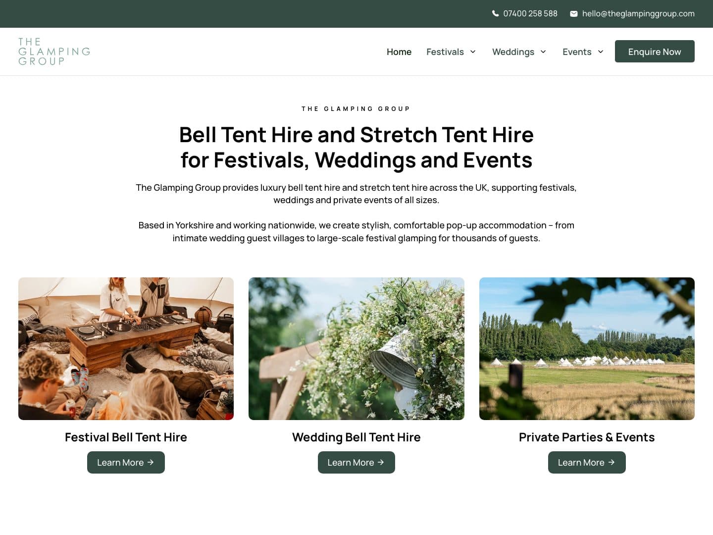 The Glamping Group project